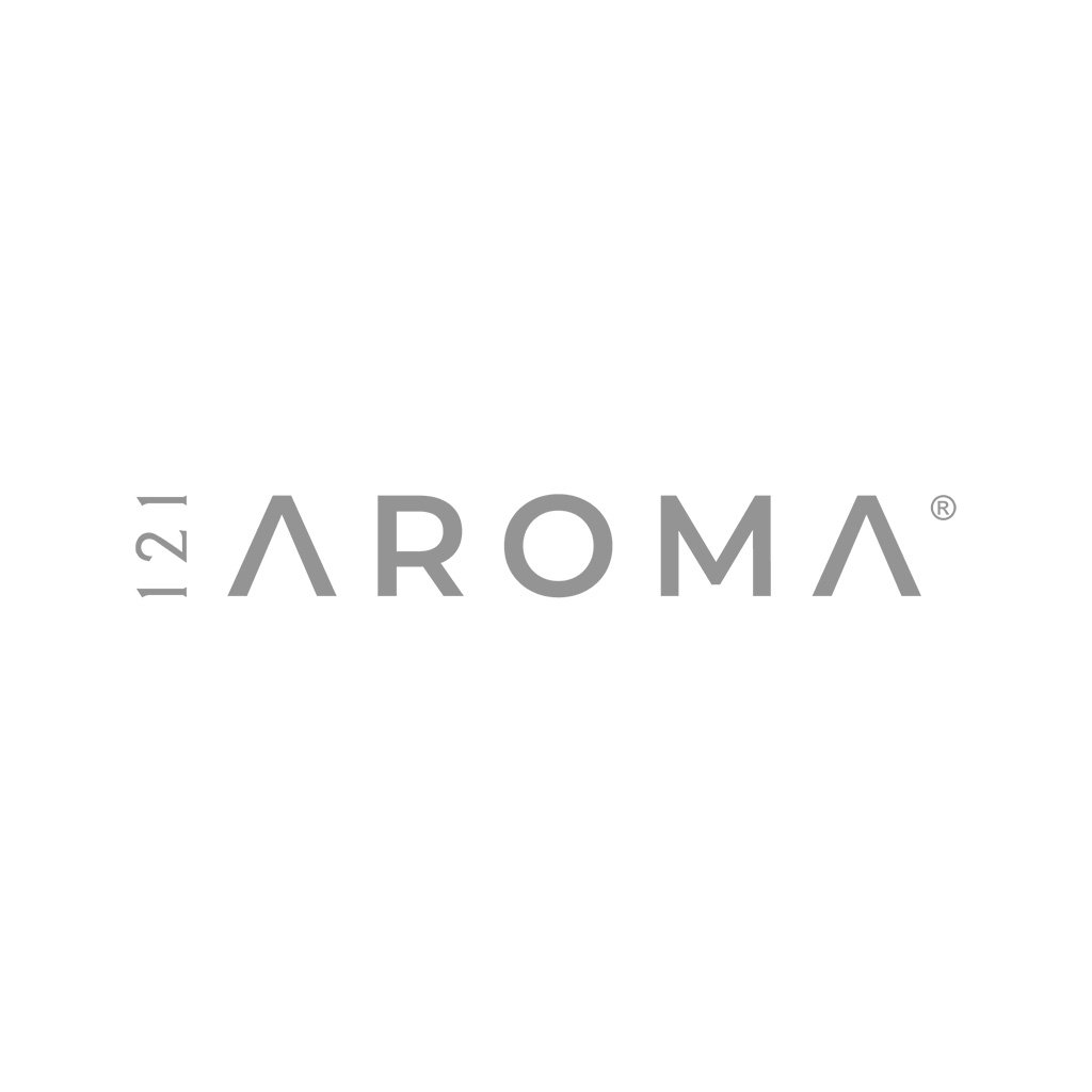 121 aroma perfume store logo