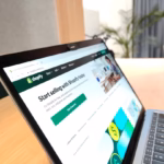 Shopify development company building a custom online store on a laptop